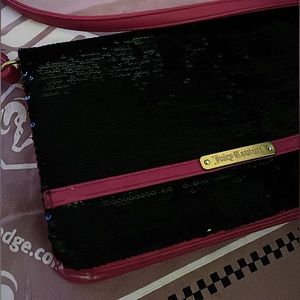 Juicy Couture pink and black handbag💞